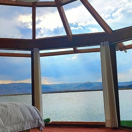 Titicaca Habitacion Panoramica Vista Al Amanecer Villa Puno Kültér fotó