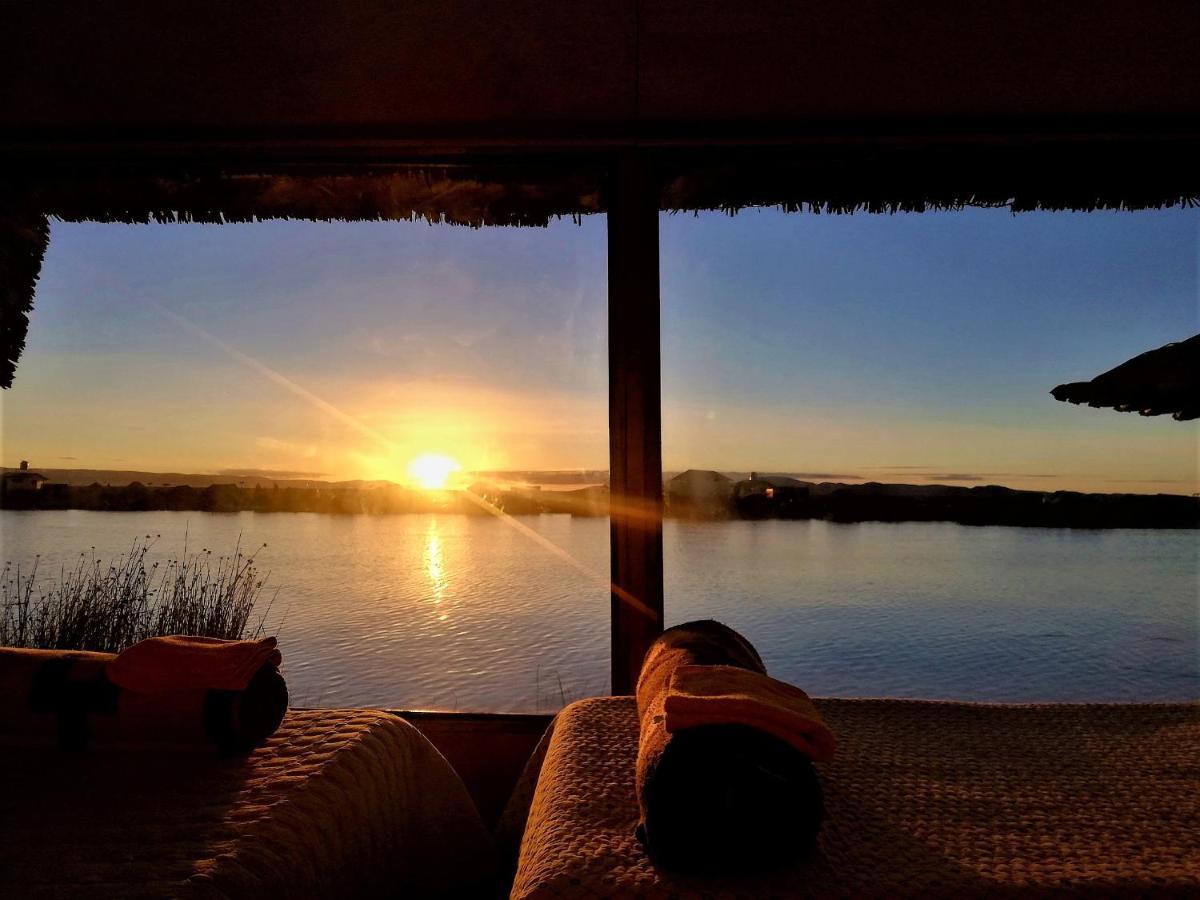 Titicaca Habitacion Panoramica Vista Al Amanecer Villa Puno Kültér fotó
