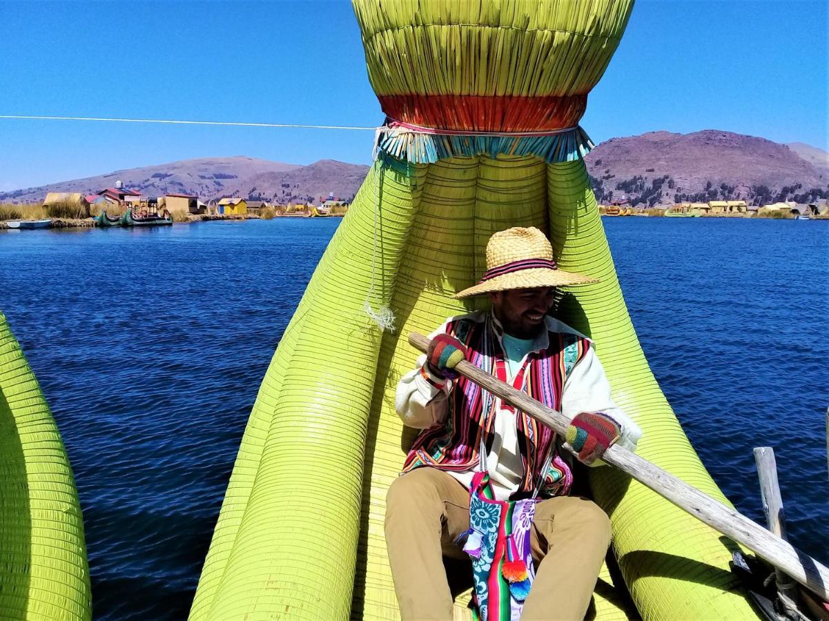 Titicaca Habitacion Panoramica Vista Al Amanecer Villa Puno Kültér fotó