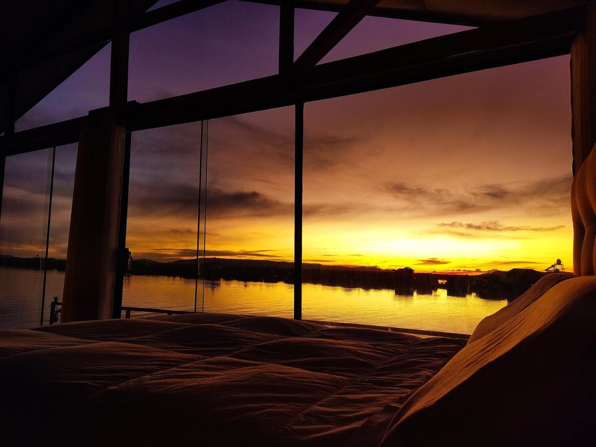 Titicaca Habitacion Panoramica Vista Al Amanecer Villa Puno Kültér fotó