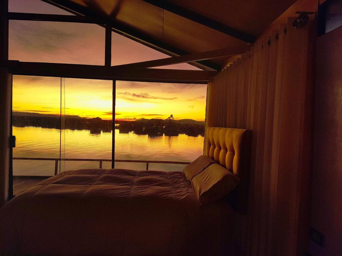 Titicaca Habitacion Panoramica Vista Al Amanecer Villa Puno Kültér fotó