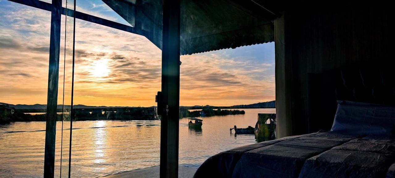 Titicaca Habitacion Panoramica Vista Al Amanecer Villa Puno Kültér fotó