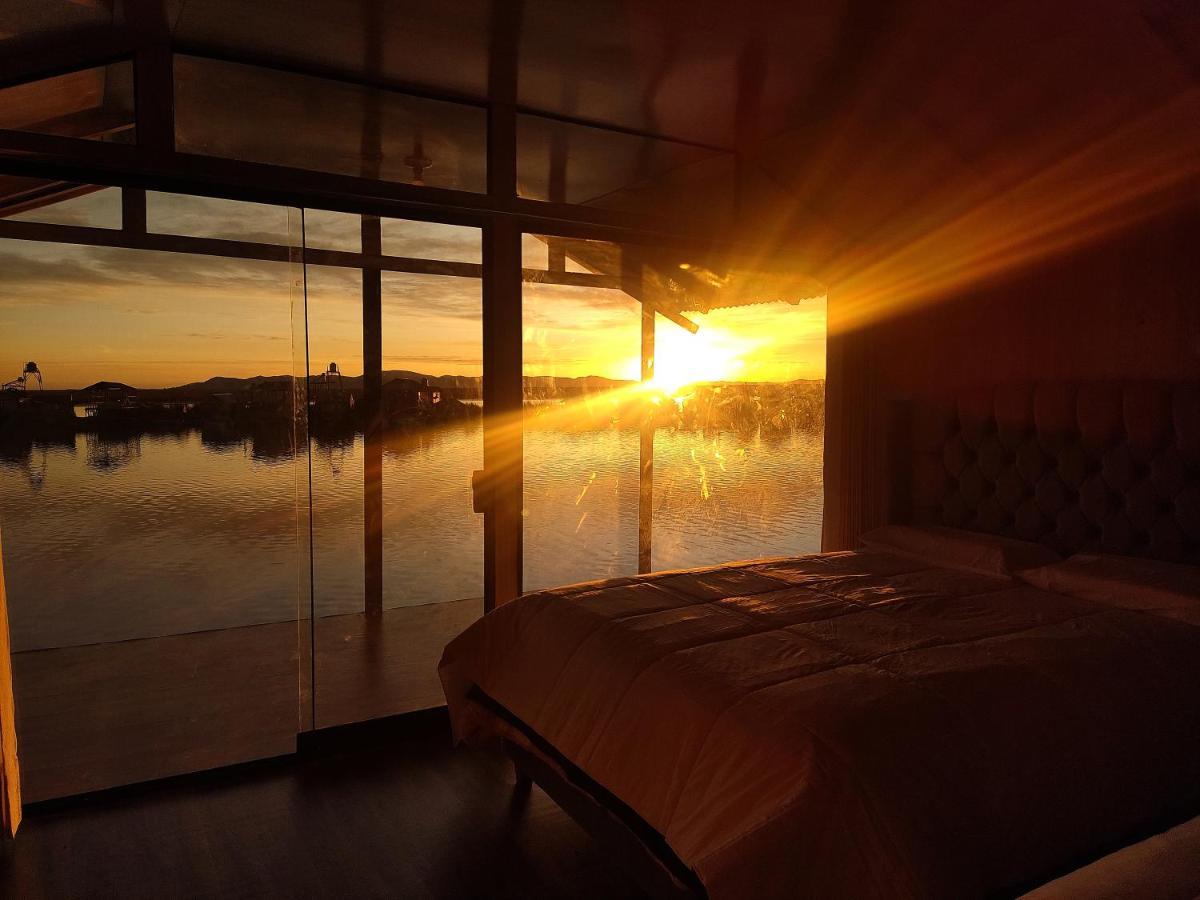 Titicaca Habitacion Panoramica Vista Al Amanecer Villa Puno Kültér fotó