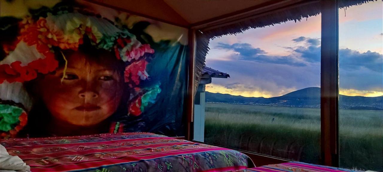 Titicaca Habitacion Panoramica Vista Al Amanecer Villa Puno Kültér fotó