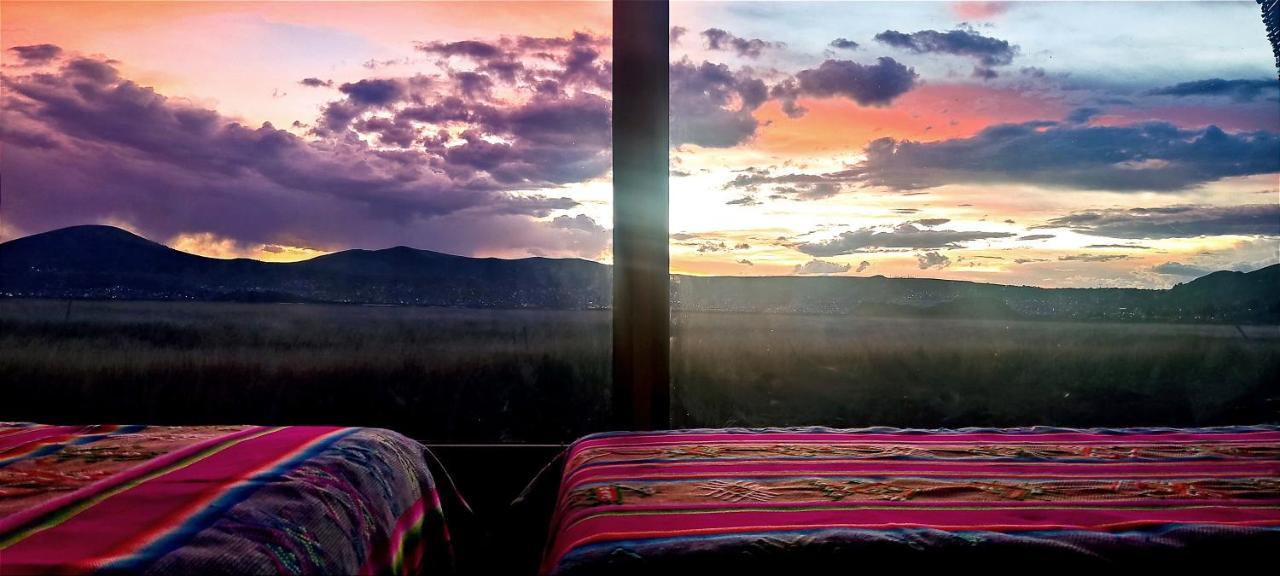 Titicaca Habitacion Panoramica Vista Al Amanecer Villa Puno Kültér fotó