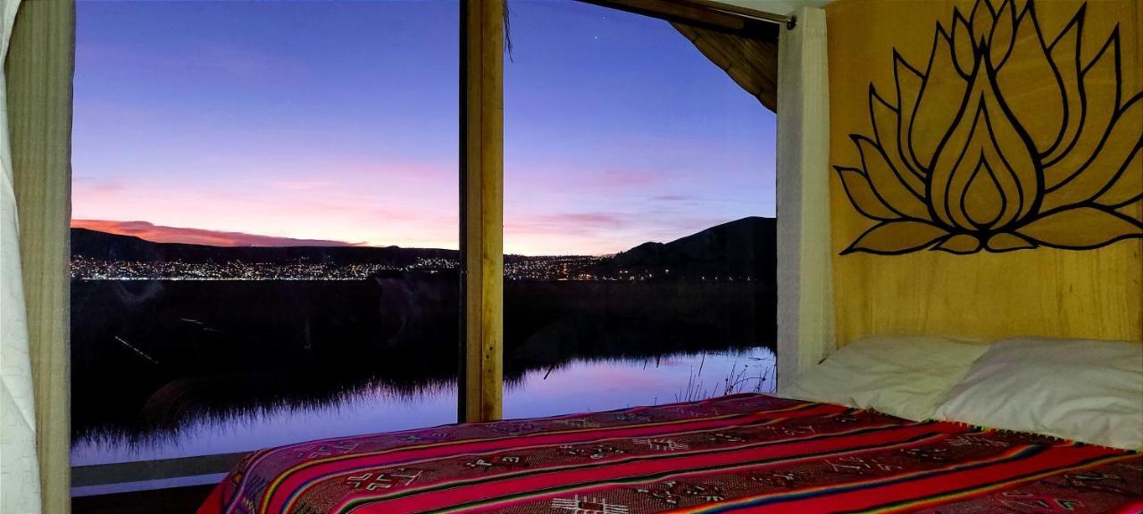 Titicaca Habitacion Panoramica Vista Al Amanecer Villa Puno Kültér fotó