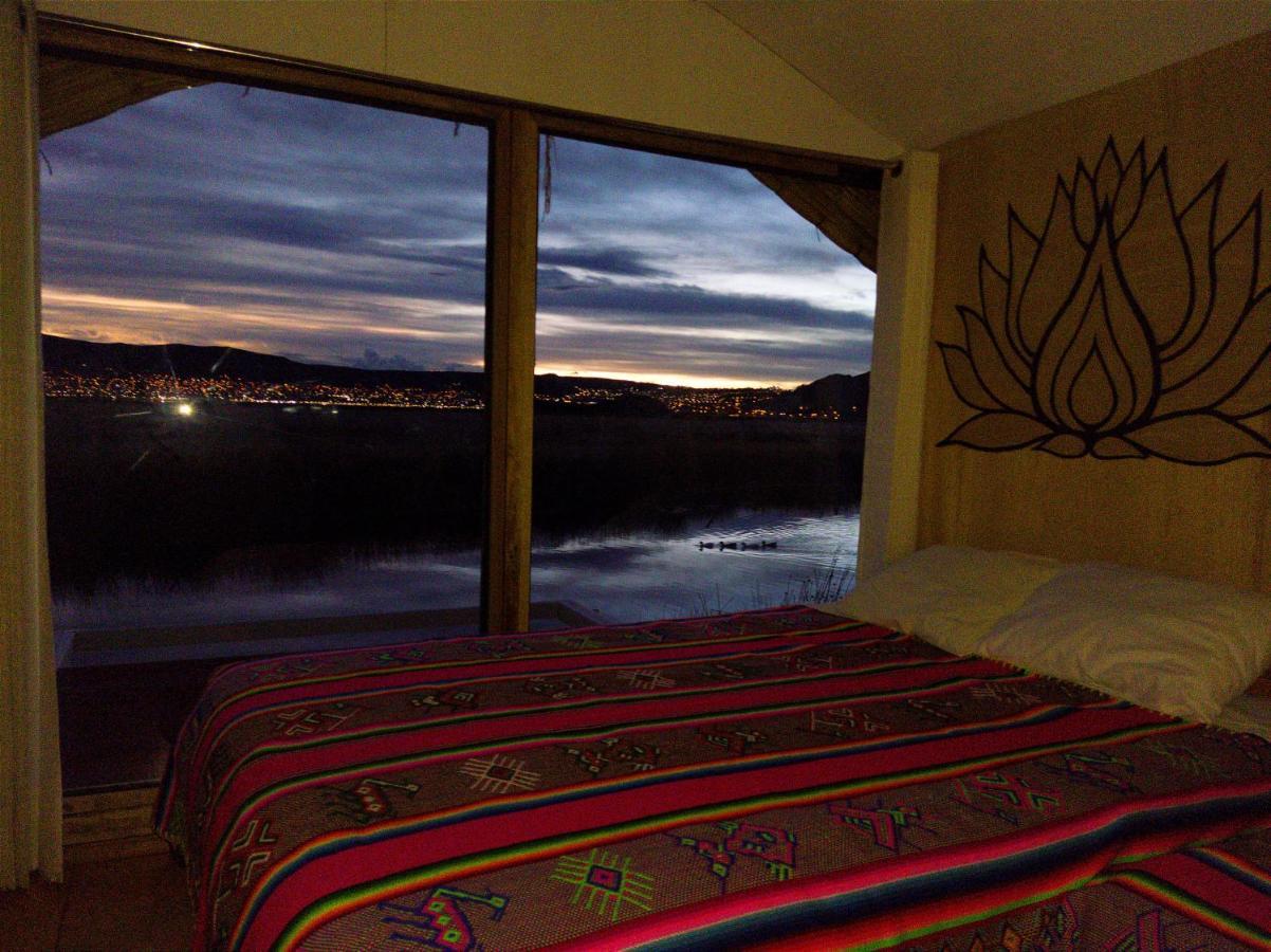Titicaca Habitacion Panoramica Vista Al Amanecer Villa Puno Kültér fotó