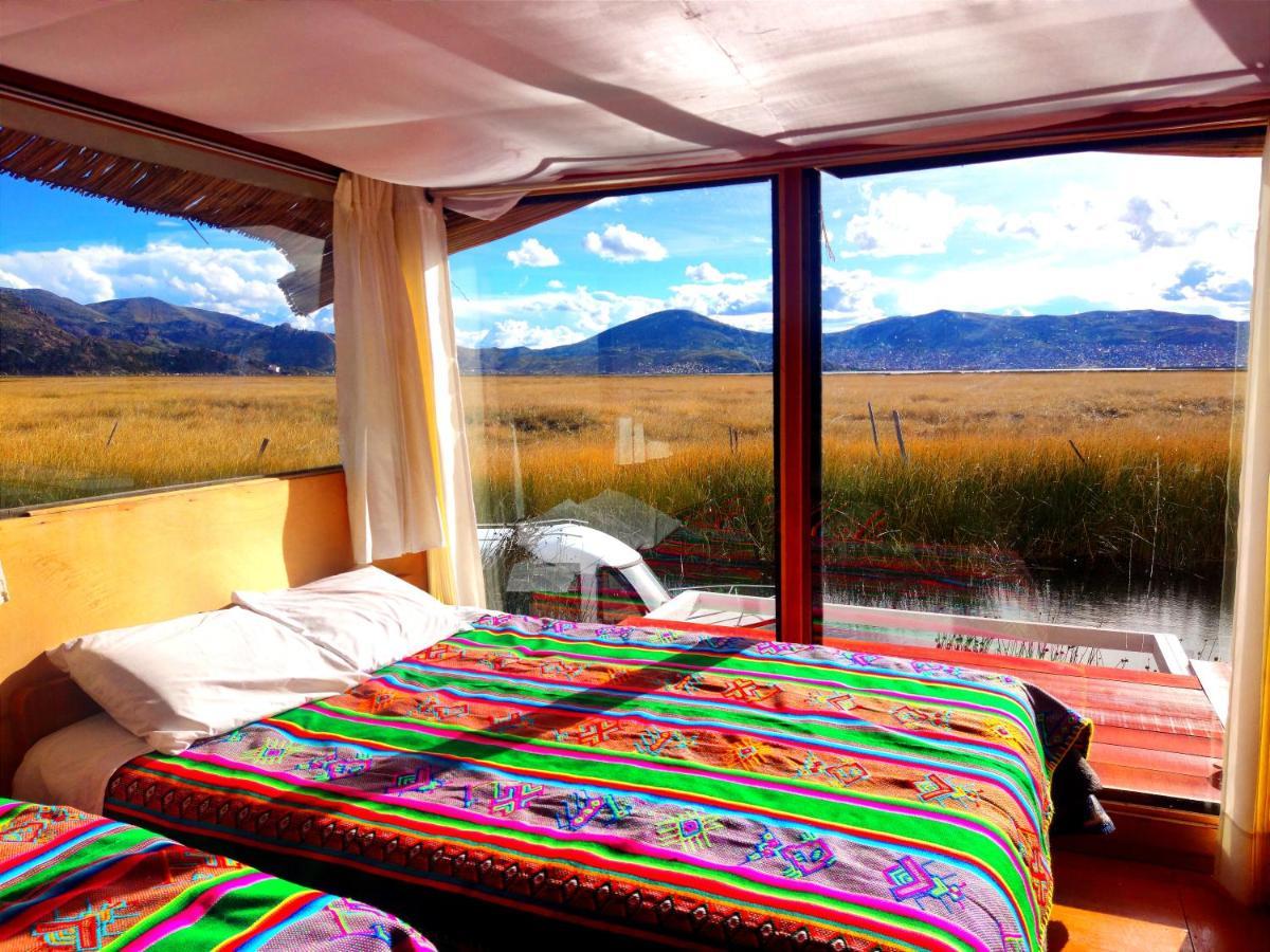 Titicaca Habitacion Panoramica Vista Al Amanecer Villa Puno Kültér fotó
