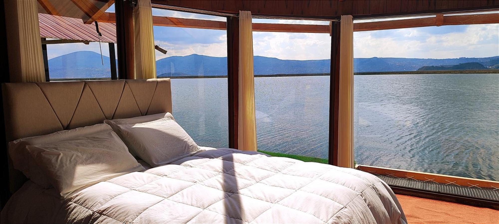 Titicaca Habitacion Panoramica Vista Al Amanecer Villa Puno Kültér fotó