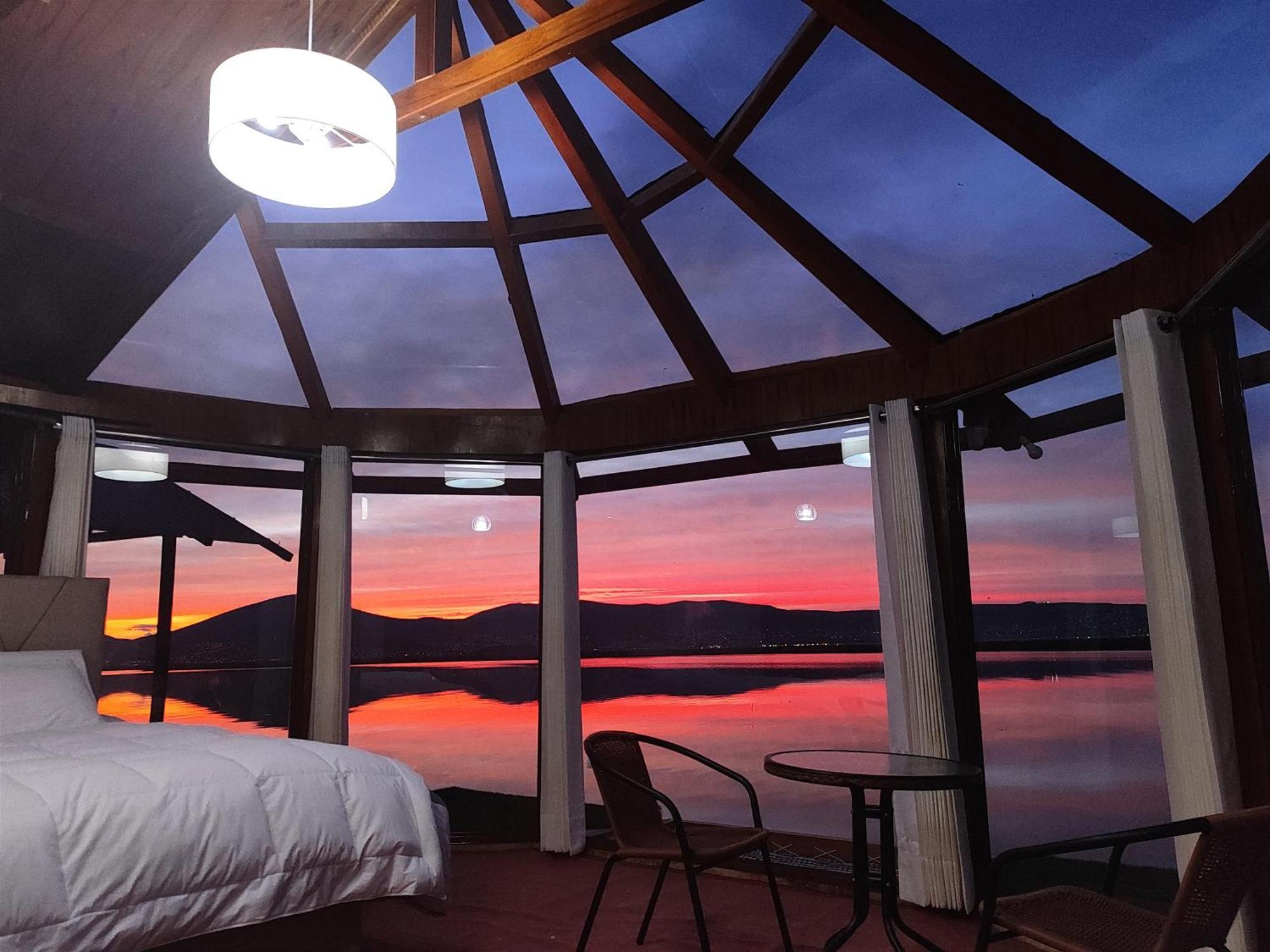 Titicaca Habitacion Panoramica Vista Al Amanecer Villa Puno Kültér fotó